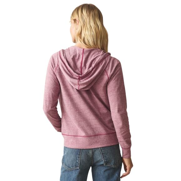 American Giant Lightweight Full Zip Hoodie Women's Size XL Athleisure USA - Picture 3 of 13